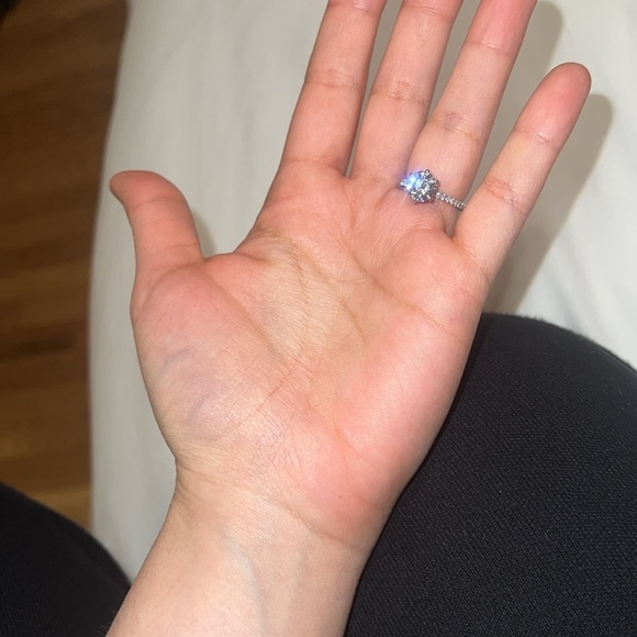 Moissainte/Diamond Engagement Ring - Picture 11 of 17